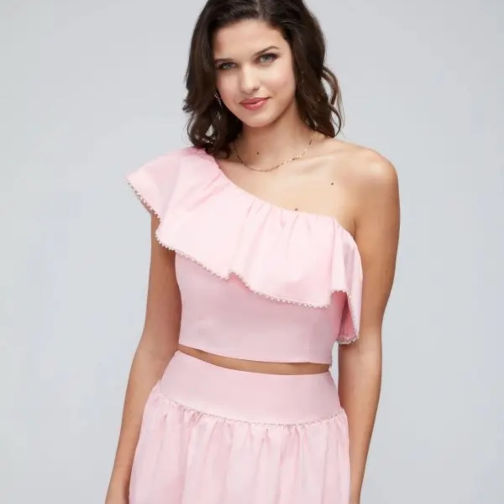 Wildfox NWT Pink top crop M